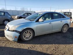 Salvage cars for sale at Nisku, AB auction: 2012 Chevrolet Cruze ECO