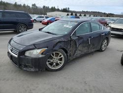 Salvage cars for sale at Windham, ME auction: 2012 Nissan Maxima S