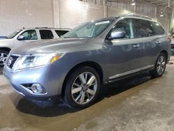 Nissan salvage cars for sale: 2015 Nissan Pathfinder S