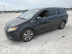 Salvage cars for sale at Arcadia, FL auction: 2016 Honda Odyssey Touring