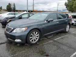 Salvage cars for sale at Rancho Cucamonga, CA auction: 2007 Lexus LS 460L