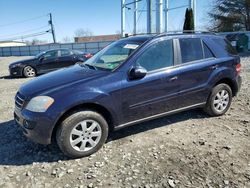 Salvage cars for sale at auction: 2007 Mercedes-Benz ML 350