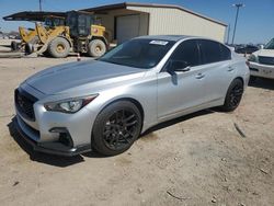 Salvage cars for sale at Temple, TX auction: 2018 Infiniti Q50 Luxe