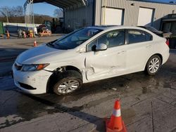 Salvage cars for sale at Lebanon, TN auction: 2012 Honda Civic EX