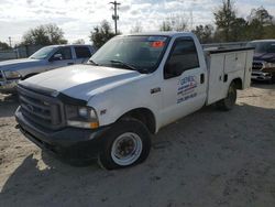 Salvage trucks for sale at Midway, FL auction: 2002 Ford F250 Super Duty