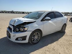 Salvage cars for sale at San Antonio, TX auction: 2015 Chevrolet Sonic LT