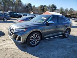 Salvage cars for sale at Mendon, MA auction: 2021 Audi SQ5 Premium Plus