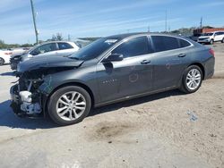 Salvage cars for sale at Homestead, FL auction: 2017 Chevrolet Malibu LT