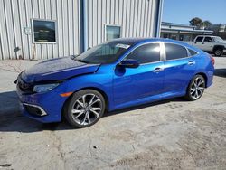 Carros salvage a la venta en subasta: 2020 Honda Civic Touring