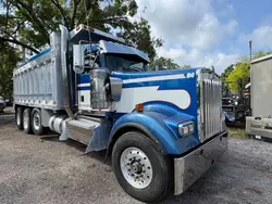 Salvage trucks for sale at Riverview, FL auction: 2016 Kenworth Construction W900