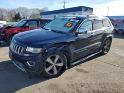 Salvage trucks for sale at Ham Lake, MN auction: 2015 Jeep Grand Cherokee Limited