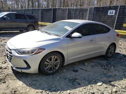 Salvage cars for sale at Waldorf, MD auction: 2018 Hyundai Elantra SEL