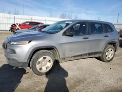 Salvage cars for sale at Nisku, AB auction: 2016 Jeep Cherokee Sport