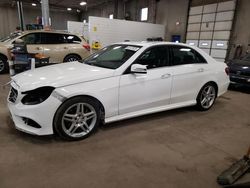 Salvage cars for sale at Blaine, MN auction: 2014 Mercedes-Benz E 350 4matic