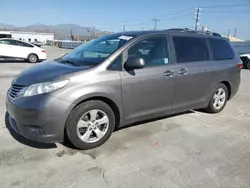 Salvage cars for sale at Sun Valley, CA auction: 2016 Toyota Sienna LE