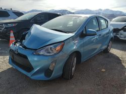 Salvage cars for sale at Magna, UT auction: 2016 Toyota Prius C