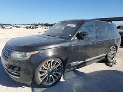 Land Rover salvage cars for sale: 2016 Land Rover Range Rover Supercharged