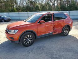 Salvage cars for sale at Harleyville, SC auction: 2018 Volkswagen Tiguan SE