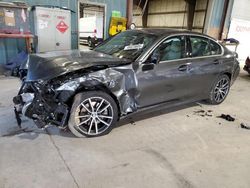 Salvage cars for sale at Eldridge, IA auction: 2022 BMW 330XI