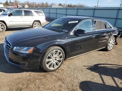 Salvage cars for sale at Pennsburg, PA auction: 2015 Audi A8 L Quattro