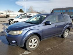 Salvage cars for sale at Littleton, CO auction: 2007 Mitsubishi Outlander LS