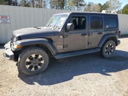 Salvage cars for sale at Greenwell Springs, LA auction: 2018 Jeep Wrangler Unlimited Sahara