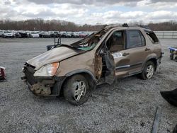 Salvage cars for sale at Gastonia, NC auction: 2003 Honda CR-V EX