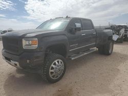 Salvage trucks for sale at Andrews, TX auction: 2015 GMC Sierra K3500 Denali