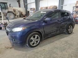 Salvage cars for sale at Greenwood, NE auction: 2016 Honda HR-V LX