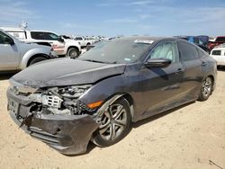 Salvage cars for sale at San Antonio, TX auction: 2017 Honda Civic LX