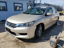 Salvage cars for sale from Copart Pekin, IL: 2015 Honda Accord LX