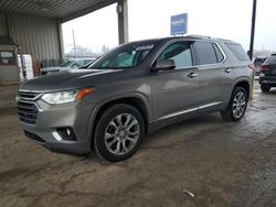 Chevrolet salvage cars for sale: 2018 Chevrolet Traverse Premier