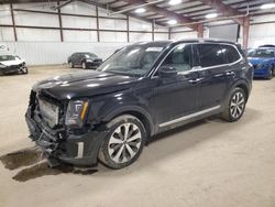 Salvage cars for sale at Lansing, MI auction: 2021 KIA Telluride S