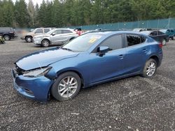 Salvage cars for sale at Graham, WA auction: 2018 Mazda 3 Sport