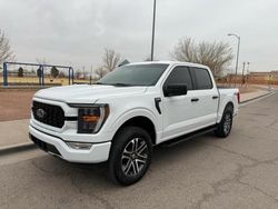 Salvage cars for sale from Copart Anthony, TX: 2021 Ford F150 Supercrew