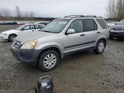 Salvage cars for sale at Arlington, WA auction: 2005 Honda CR-V EX