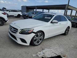 Salvage cars for sale at West Palm Beach, FL auction: 2019 Mercedes-Benz C300