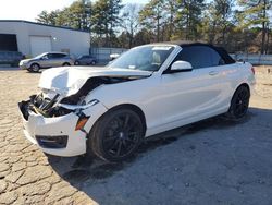 Salvage cars for sale at Austell, GA auction: 2017 BMW 230I