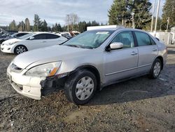 Salvage cars for sale at Graham, WA auction: 2004 Honda Accord LX