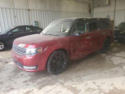 Salvage cars for sale at Franklin, WI auction: 2016 Ford Flex SEL