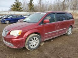 Salvage cars for sale at Davison, MI auction: 2013 Chrysler Town & Country Touring