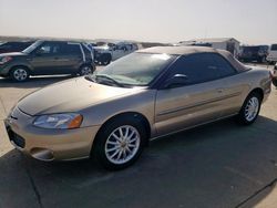 Salvage cars for sale at Grand Prairie, TX auction: 2003 Chrysler Sebring LXI