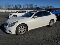 Salvage cars for sale at Spartanburg, SC auction: 2012 Infiniti G37