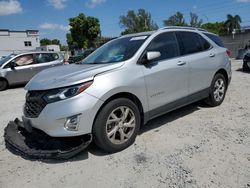 Chevrolet salvage cars for sale: 2018 Chevrolet Equinox LT