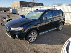 Salvage cars for sale at Glassboro, NJ auction: 2011 Mitsubishi Outlander SE