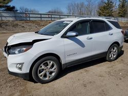 Salvage cars for sale at Davison, MI auction: 2020 Chevrolet Equinox Premier