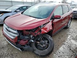 Salvage cars for sale at Magna, UT auction: 2015 Ford Edge Titanium