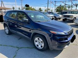 Salvage cars for sale from Copart Rancho Cucamonga, CA: 2014 Jeep Cherokee Sport