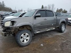 Salvage trucks for sale at Bowmanville, ON auction: 2005 Toyota Tundra Double Cab Limited