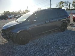 Salvage cars for sale at Riverview, FL auction: 2018 Toyota Sienna XLE